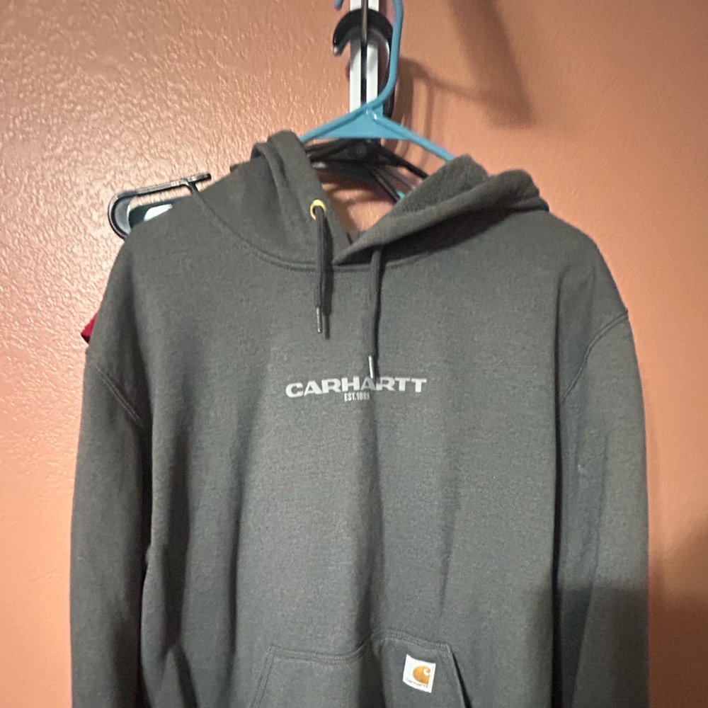 Carhartt Men's Dark Gray Hoodie Sweater